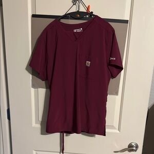 Carhartt Maroon Scrubs